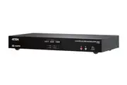 Aten Desktop KVMP Switch 2 Port Dual Display 4k HDMI w/ audio, Cables Included, 2x USB Port, Selection Via Front Panel