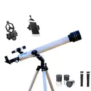 60mm700mm Refractor Astronomical telescope with Phone Adapter for Beginner 525X