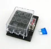 6 Way ATO / ATC Circuit Blade Fuse Box Holder Block Cars Off Road Boat Splice