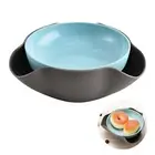 Snack Bowl Design with Shell Compartment Double-layer Collecting Detachable