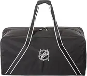NHL Durable 30 Inch Black Equipment Bag with Roomy Compartment Lightweight Large Duffle Bag for Travel, Black