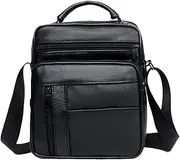 [Generic] Mens Travel Shoulder Bags - PU Leather Small Bag for Men,Man for, Phone, Travel, Business, with