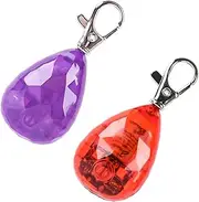 YARNOW 2pcs Rechargeable Led Dog Safety Pendant Pet Pendant for Night Walking High Visibility Collar Accessory