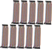 Veemoon 10 PCS Pin Jumper Wire for Breadboard Replacement Female to Female Solderless Cable Preformed Breadboard Jumper Wires for Electronics Projects Lightweight and Reliable