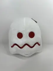 PACMAN Arcade Game White Ghost Plush Toy Soft Collectable Bandai Namco 18cm