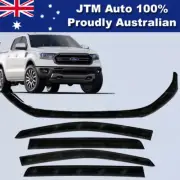 Bonnet Protector + Window Visors Weather shields to suit Ford Ranger PX3 2018+ (for: Ford)