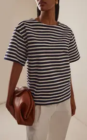 [Matteau] Striped Organic Cotton T-Shirt
