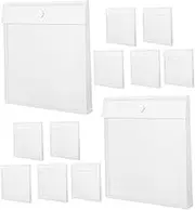 12pcs Photo Storage Organizer Craft Paper Storage Bag Secure Closure View for Office School