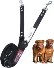 Double Dog Leash Coupler 6 Ft Long 1 Inch Thick Durable for Two Dogs Walking ...