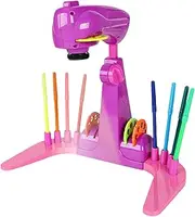 Kids Drawing Projector, Educational Portable Trace and Draw Projector Painting Toy Playset with 12 Watercolour Pencils, Violet