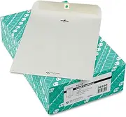 QUA38590 Gummed Clasp Envelope 28Lb 9x12 100/BX Gray