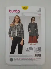 Burda Sewing Pattern 6465 Women's Jacket Pattern Size US 8-20 EUR 34-46 NEW