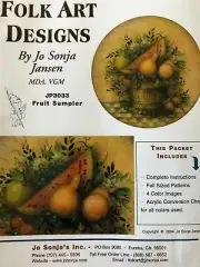 Tole Painting Pattern Packet: Fruit Sampler by Jo Sonja Jansen