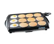 Tilt 'n' Drain Cool-Touch Big Nonstick Griddle Immersible NEW