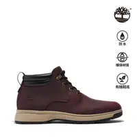 在飛比找momo購物網優惠-【Timberland】男款酒紅色防水中筒休閒靴(A5XU1