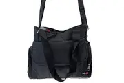 FIB Baby Nappy Bag Diaper Maternity Milk Mummy Changing Travel Tote - Black