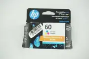 Genuine HP 60 Tri-Color Ink Print Cartridge CC643WN sealed EXP 04/2025