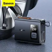Baseus Cordless Tire Inflator Pump Portable Air Compressor Pressure Injector Tyre Electric Inflation for Car Motorcycle