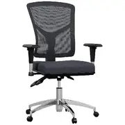 Matrix Mesh Back Alloy Base Chair Charcoal