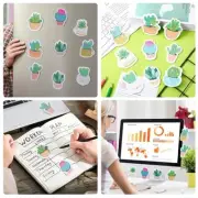 Self Adheive Notes Small Notepads Reminder on Book Notebook Calender Fridges