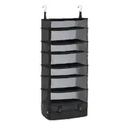 Outdoor Travel Suitcase Storage Bag, Seven-Layer Hanging Bag Storage Bag Home Foldable Mesh Storage Bag