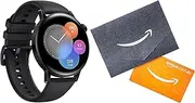 [HUAWEI] WATCH GT 3 42 mm + Amazon Gift Card - 1 Week's Battery Life, All-Day SpO2 Monitoring, Personal AI Running Coach, Accurate Heart Rate Monitoring, 100+ Workout Modes, Australian Version - Black