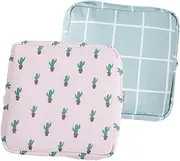 HAMPPLIES 2pcs Sanitary Napkin Storage Bag Period Sanitary Napkin Belt Overnight Ladies Toiletry Bags Pouch Bags for Women Toiletries Bag for Women Large Adults Menstrual Polyester Cotton