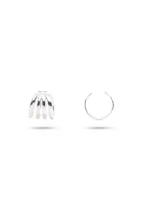 在飛比找ZALORA購物網優惠-MILLENNE Minimal Silver Ear Cu