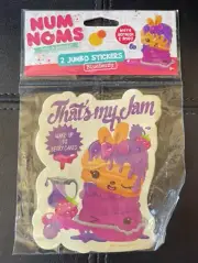 NEW Num Noms Jumbo Scratch & Sniff Stickers 2 In Pack Blueberry Scented