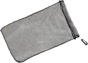Adventure Products Chum Bag Fishing Net, Attract Game Fish, Clam Bag & Bait Container, Draw String Mesh Sack, Shell Collector, Clip On 10X18”