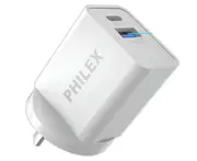 Philex USB-C PD 18W Wall Charger for Apple iPhone 11/X/XS Samsung S8/S9 White