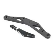 Yeah Racing Aluminum Graphite Super Lightweight Bumper Set : 3Racing Sakura D5