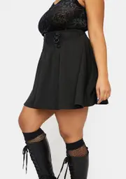 [Punk Rave] Gothic Thorn And Desire Decal Skirt