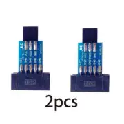 10 Pin to 6 Pin Adapter Board for AVRISP USBASP STK500 AVR Arduino ISP Interface
