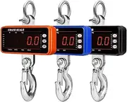[JAJAJ] Industrial Digital Crane Scale 1500kg Digital Hanging Scale, With 65ft Remote Control Heavy Duty 1000kg/500kg Crane Scale, Dimmable LED Industrial Hook Scales for Farm,Livestock,Factory,Construction(1