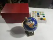 Alexander Kalifano Gemstones of the World Deep Blue Table Top Globe Key Ring NIB