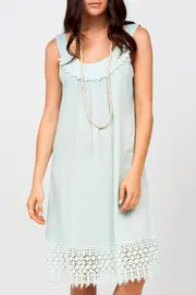 Sofia Lace Trim Dress--PHO-PR14-41