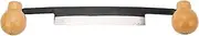 Straight Pulling Knife, Accurate Control Drawing Knife Drawing Shaving Woodworking Tool Double Non-Slip Wooden Handle Razor with Tungsten Steel Blade for Woodworking