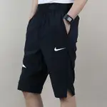 2018 四月 NIKE AS M DRI-FIT SHORT 運動 七分短褲 黑白 AH9601-010