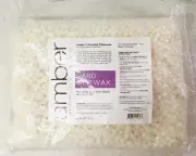 Amber Inspiring Spa Experience HARD SILK WAX No Strip Hard Wax Beads + Olive Oil