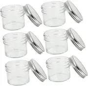 COLLBATH 6pcs 100ml Glass Sealing Jars Airtight Storage Containers Great for Honey Jams and Stylish