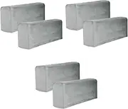 STOBAZA 3sets 2pcs Grey Sofa Armrest Cover Elastic Armrest Protector Skin Friendly Protective Cloth for Home Office and Shop Use and Stylish 2pcs*3