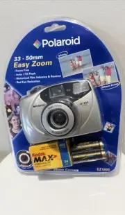 Polaroid Camera Bundle EZ1800 EASY ZOOM Film Camera 33-50mm Zoom Lens BRAND NEW