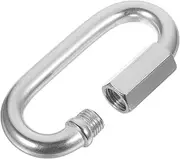 BELLIFFY Stainless Steel Quick Connector Chain Link d Shape Quick Link for Rock Climbing