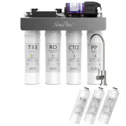 SimPure WP2-400GPD 8 Stage UV Reverse Osmosis System Drinking Water Filter 0 TDS