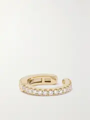 [MARIA TASH] MARIA TASH - Eternity 18-karat Gold Diamond Ear Cuff - One size One size Gold