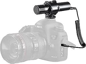 Aluminum Stereo Video Microphone with Shockmount and Cases for DSLRs