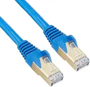 StarTech.com 2 m CAT6a Ethernet Cable - 10 Gigabit Shielded Snagless RJ45 100W PoE Patch Cord - 10GbE STP Category 6a Network Cable w/Strain Relief - Blue Fluke Tested UL/TIA Certified (6ASPAT2MBL)