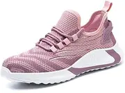 [KTDYG] Safety Shoes for Men and Women, Work Shoes, S3 Lightweight, Sporty Protective Shoes, Steel Cap Trainers
