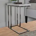 C-shaped Sofa Side Table Modern Side Table End Table for Living Room Bedroom